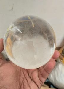 Sphères en cristal de quartz naturel poli en gros, thème ange, cendrier, boules de cristal de quartz clair, objets de collection d'art, décoration - Product Image 5