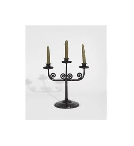 Candélabre élégant en métal argenté à 5 bras, porte-bougie de luxe, centre de table de mariage, support de bougie, décoration de table, éclairage d'intérieur - Product Image 3