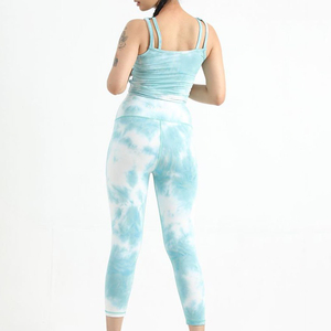 Conjunto de Yoga para Hombre, Colores y Tallas Personalizables, Logotipo Frontal Sólido, Sin Costuras, Transpirable, Spandex/Poliéster, Conjunto de 2 Piezas - Product Image 4