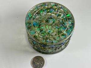 Boîte à Bijoux en Résine Faite Main de Qualité Supérieure, Organisateur Décoratif Floral pour Bijoux, Petit Conteneur Cadeau Personnalisé en Résine pour Bijoux - Product Image 3