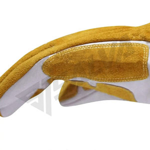 Guantes de Trabajo de Cuero Vacuno Resistentes y Reutilizables de Diseño Personalizado, Guantes de Seguridad de Alta Calidad - Product Image 4