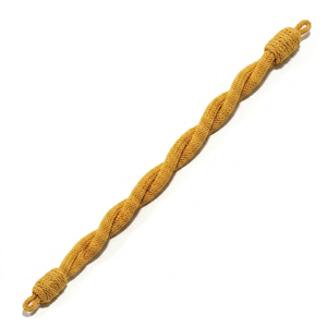 Ceremonial Uniform <b>Cap</b> Cord Gold Metallic <b>Peaked</b> Braided <b>Cap</b> Cord for Headwear Twisted Cord - Product Image 3