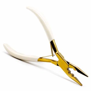 Stainless Steel Hair <b>Extension</b> Pliers Professional <b>Extension</b> Tool For Bead Locking And Hair Styling Tasks - Product Image 3