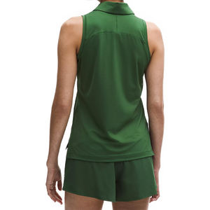 Polo de secado rápido para mujer, transpirable, elástico, informal, de alto rendimiento, con tejido jacquard que absorbe el sudor, opción personalizada, ropa de tenis. - Product Image 2