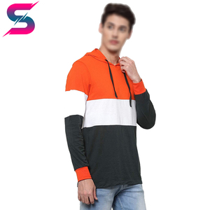 Sweat-shirts à capuche pour homme, personnalisés, couleur contrastée, bonne qualité, lavables en machine, légers, manches régulières, pour adulte - Product Image 3