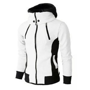 Zipper <b>Men</b> Jackets Autumn Winter Casual <b>Fleece</b> Coats Bomber Jacket Scarf Collar Fashion Hooded <b>Hoodie</b> - Product Image 3