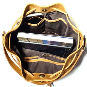 Royaa Bucket <b>Bag</b>, Handmade Leather Bucket <b>Bag</b>, Crossbody <b>Bag</b>, <b>Large</b> Leather Bucket, Personalized Leather <b>Bag</b>, Mother's Day Gift - Product Image 4