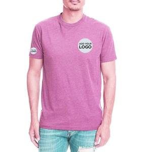 T-shirt en CVC chiné pour homme, femme et adulte, 52% coton/48% polyester - Product Image 1