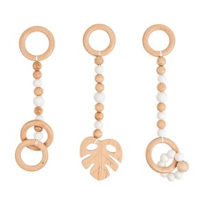 Arco de Juego para Bebés de Ratán Natural con Juguetes Colgantes, Anillos de Madera y Cestas Tejidas para el Tiempo Boca Abajo del Bebé y el Juego Sensorial - Product Image 2