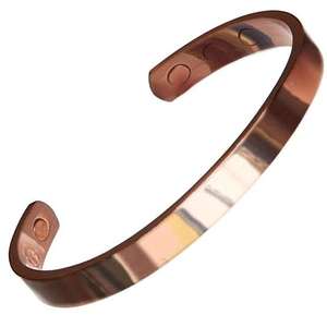 Nouveau Bracelet Thérapeutique Ajustable en Cuivre Pur de Qualité Supérieure pour Améliorer la Circulation Sanguine, Bijoux Faits Main en Métal - Product Image 1