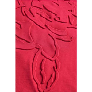 Camiseta de Verano para Mujer con Logotipo Personalizado, 100% Algodón, Transpirable, Impresión Digital, Color Rojo, Precio Económico - Product Image 6