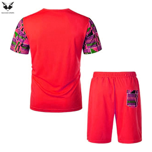 Ensemble décontracté sportif homme fait main, short et t-shirt à manches courtes, collection été, vente en gros - Product Image 6