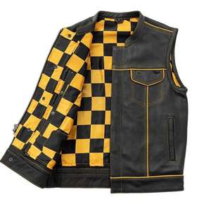 Chaleco de Motociclismo de Cuero de Alto Rendimiento, Resistente al Viento, Talla Grande, Chaleco Protector para Hombre, 2026, Hecho en Pakistán - Product Image 4