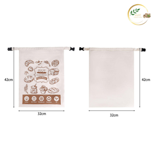 Large Size Jute Bread <b>Bag</b> with Cotton Inner Layer for Bread and Bakery Items - Product Image 2