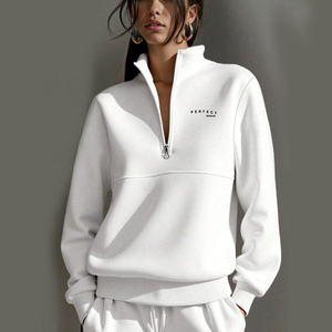 Sudadera de cuello redondo extragrande 100% algodón para mujer, transpirable, antiencogimiento, para invierno, otoño, para damas y niñas - Product Image 6