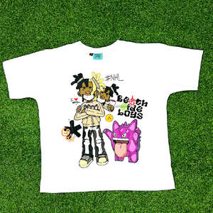 Camiseta Unisex de algodón pesado de alta calidad con estampado gráfico de logotipo personalizado, ropa de calle Vintage, estilo extragrande, ajuste ligero para hombres y mujeres - Product Image 6