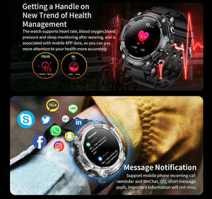 T96 Auricolari Wireless con Musica Locale, Smartwatch con Chiamate BT, Monitoraggio dell'Ossigeno nel Sangue e del Sonno, <span class=keywords><strong>2</strong></span> in 1 SmartWatch con Auricolari - Product Image 6