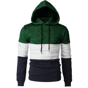 Sudadera con Capucha para Hombre, Corte Regular, 100% Algodón Tejido, Informal, Invierno, Verde, Blanco, Azul Marino, Manga Larga, Transpirable, con Bolsillo - Product Image 6