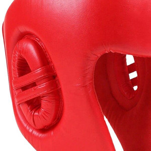Protector de Cabeza para Artes Marciales, Casco de Boxeo, Protector de Cabeza de Cuero para Entrenamiento de Boxeo - Product Image 5