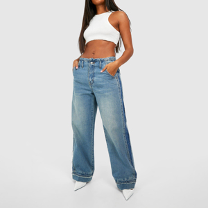 Jeans de Mezclilla Anchos de Invierno para Mujer, Estilo Urbano, Ecológicos, de Alta Calidad, Cómodos y Elegantes, Precio de Fábrica OEM/ODM - Product Image 3