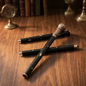 Canne de marche en bois de luxe avec poignée florale en métal, élégante canne de gentleman, canne décorative artisanale vintage - Product Image 6