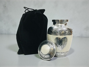 Wholesale Handcrafted Metal Urns for Human Ashes-Full Size <b>Large</b> Medium Small Options Art Deco Design Gift Direct Factory - Product Image 4