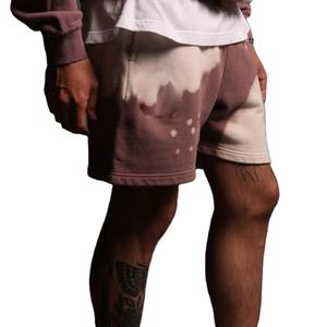 Logo personnalisé unisexe été 100% coton cravate teinture hommes Shorts cause porter des shorts en coton pour les hommes - Product Image 1