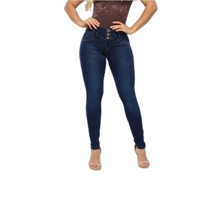 Hot Sell Women's High Waist Skinny Jeans Breathable Casual Sexy <b>Stretch</b> Slim Fit Plus Size <b>Denim</b> Pants BD - Product Image 5