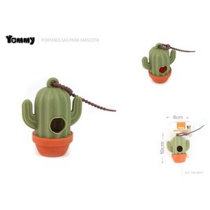 Distributeur de sacs à déjections pour animaux Yommy Cactus 10cm pour chiens et chats - Product Image 1