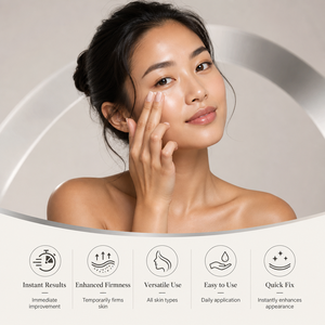 Crème Contour des Yeux Anti-Rides Effet Tenseur Instantané et Raffermissant à l'Acide Ascorbique et aux Protéines 20g Naturelle Marque Blanche OEM - Product Image 3