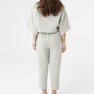 Nouveauté : Ensemble 2 pièces personnalisé avec logo, haut court et pantalon de jogging, vêtements d'été pour femmes - Product Image 4