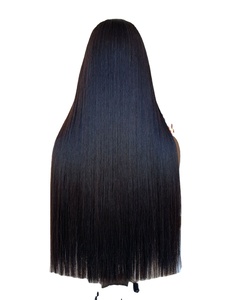 Peluca de Cabello Humano Vietnamita Liso Natural con Frente de Encaje, Remy, Trama Única, Sin Químicos, Suave, Lisa, Natural, Todos los Colores - Product Image 2