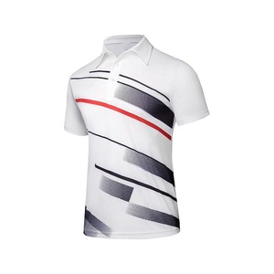 Polo pour homme, coupe ajustée, manches courtes, t-shirt imprimé par sublimation, tissu en microfibre, 100 % coton, confortable - Product Image 3