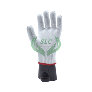 Guantes de trabajo de punto de algodón antideslizantes óptimos Guantes de seguridad para trabajadores de la construcción de construcción industrial de uso general - Product Image 4