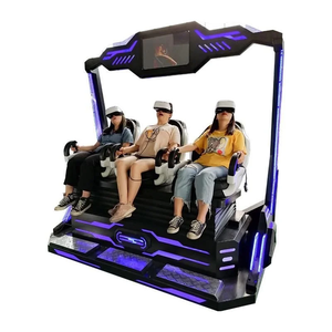 Système d'arcade de réalité virtuelle à mouvement complet Ultimate 3-Seat VR Gaming Pod avec écran tactile - Product Image 2
