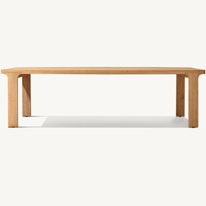 Square Dining <b>Table</b> Made of Durable <b>Solid</b> Teak <b>Wood</b> Modern Design Eco-Friendly for Villa Dining Rooms - Product Image 4
