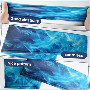 ปลอกแขนแฟชั่น ป้องกันแสงแดด ผ้าเนื้อนุ่มยืดหยุ่น น้ำหนักเบา เหมาะสำหรับสวมใส่ลำลองและกิจกรรมกลางแจ้ง - Product Image 3