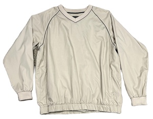 Suéter de Golf para Hombre, Color Beige, Cuello Acanalado, Cuello en V, Chaqueta Cortavientos, Tallas para Hombre y Mujer, Chaqueta Deportiva Anorak, Impresión Personalizada - Product Image 1