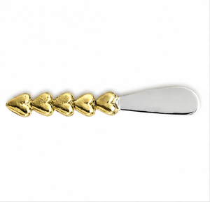 Vente flash - Couteau à beurre personnalisé en forme de cœur doré de qualité supérieure - Product Image 1