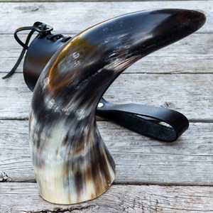 Cuerno Vikingo Antiguo para Beber, Tamaño Mediano, para Cocina y Mesa, Cuerno de Búfalo Vikingo a Precio Económico con Descuento - Product Image 6