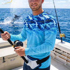 Camisetas de Pesca con Estampado Personalizado de Nuevo Estilo, Camisetas de Pesca en Oferta, Camisetas de Pesca Hechas a Medida - Product Image 3