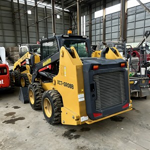Chargeuse compacte sur roues robuste XC7-SR08B avec pompe PLC et boîte de vitesses, garantie 1 an pour les travaux municipaux et agricoles - Product Image 4