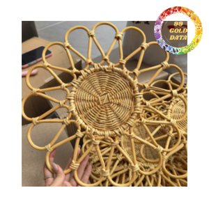 Mantel Individual Redondo de Ratán Natural Hecho a Mano, Decoración Tejida para el Hogar, Venta al por Mayor, Proveedor de Vietnam - Product Image 4