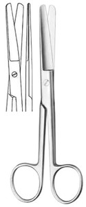 Tijeras Quirúrgicas Rectas de Acero Inoxidable de 14 cm para Cortar Vendajes y Uso Médico - Product Image 1