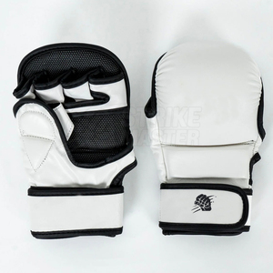 Guantes de MMA Profesionales Hechos a Medida de Alta Calidad, de Cuero, Impermeables, con Cierre de Gancho y Bucle, para Entrenamiento de Boxeo y Combate - Product Image 2