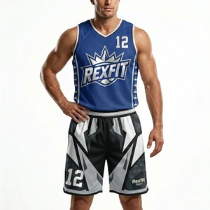 REXFIT SPORTS Custom Football Professional Sportswear Set Men Men Sleeveless Athletic Uniform Jersey Shorts Set <b>Performance</b> <b>Wear</b> - Product Image 4