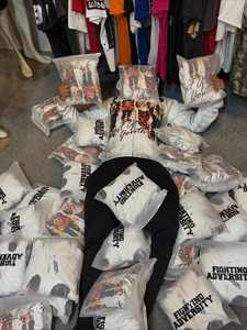 Survêtement Premium Streetwear Hiver Épais Uni Décontracté Délavé à l'Acide Écologique avec Logo Personnalisé Haute Qualité Vente en Gros - Product Image 4