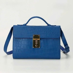 Bolsos de Mano de Cuero Croco Etoxic Genuino de Moda de Lujo para Hombre y Mujer, Bolsos OEM/ODM con MOQ Bajo, Tamaño 25, Bolsos de Hombro de Tendencia - Product Image 1