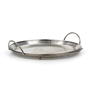 Bandeja Redonda para Pizza de Acero al Carbono, Resistente y Antiadherente, con Borde Enrollado, para Pizza Estilo Chicago - Product Image 2