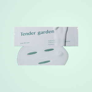 มาส์กหน้า- แผ่นมาส์กหน้าบำรุงผิวสูตรเข้มข้น Tender Garden Skin Renewal Cream Sheet Mask 1 แผ่น ผลิตในเกาหลี 30 กรัม บำรุงผิวหน้า - Product Image 6